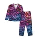 thumbnail image 1 of Balery Heart Confetti on Glitter Conjunto de Pijama con Estampado para Mujer, Conjunto de Dos Piezas con Manga Larga, Ropa de Dormir Suave con Bolsillos, Pijamas Cómodos-Small, 1 of 7