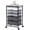 Dark Grey, variant on Utility Cart with 5 Drawers,Storage Drawer Cart with Wooden Tabletop and Lockable Wheels,Craft Storage Trolley Cart,5-Tier Rolling Utility Cart on Wheels,Rainbow
