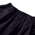 thumbnail image 6 of Boys Stretch Cotton Twill Cargo Shorts, Lightweight Pull On School Uniform Shorts with Full Elastic Waistband for Kids Years 2-8 Navy, 6 of 8