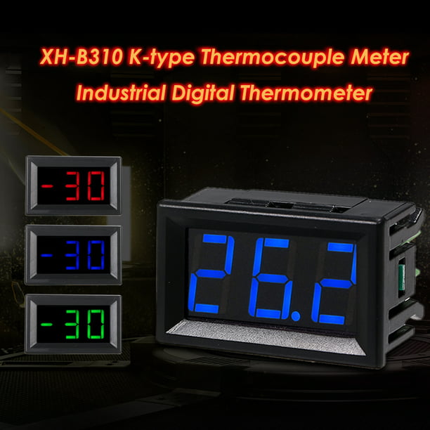 XH-B310 Thermomètre Numérique Industriel, 12 V -30800 °C K-type M6