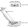 thumbnail image 2 of Pieces Window Limiter Stainless Steel Window Restrictor, Door Window Locks, Casement Window Restrictor, to Adjust Window Opening, 2 of 4
