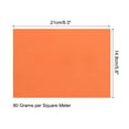 thumbnail image 2 of Uxcell 100 Sheets Colored Copy Paper 8.3 Inch Orange for Office Printing, 2 of 7