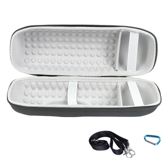 Yuarrent Estuche de almacenamiento EVA Compatible con CHARGE5 Altavoz Bluetooth Bolsa de almacenamiento a prueba de golpes Funda protectora Almacenamiento y organización del hogar Cenizas negro Yuarrent HA040665-01