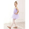thumbnail image 3 of Stelle Camisole Ballet Leotard Tutu Sleeveless Skirted Classic Ballerina Dance Dresses Outfit for Girls,Lavender,3-4T, 3 of 9