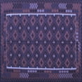 thumbnail image 1 of Ahgly Company Machine Washable Indoor Square Oriental Blue Traditional Area Rugs, 6' Square, 1 of 4
