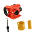 thumbnail image 3 of Kit de instalación de cerradura de puerta Sierra de agujeros para cerraduras redondas y juegos de cerraduras Resistente para Naranja, 3 of 9