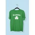 thumbnail image 5 of Old Glory Mens St. Patrick's Day Alabama Shamrock Short Sleeve Graphic T Shirt, 5 of 6