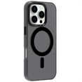 thumbnail image 2 of Magnetic Case for Apple iPhone 16 Pro, Compatible with Magsafe Ultra Slim Fit Rugged Hybrid Drop Protection Bumper Solid Color Case Cover for Apple iPhone 16 Pro, Black, 2 of 6