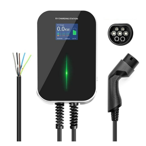 16A 3Phase EVSE Wall box 11KW EV Charger Electric Vehicle Charging Station with Type 2 Cable 62196-2 ,Easy Operate