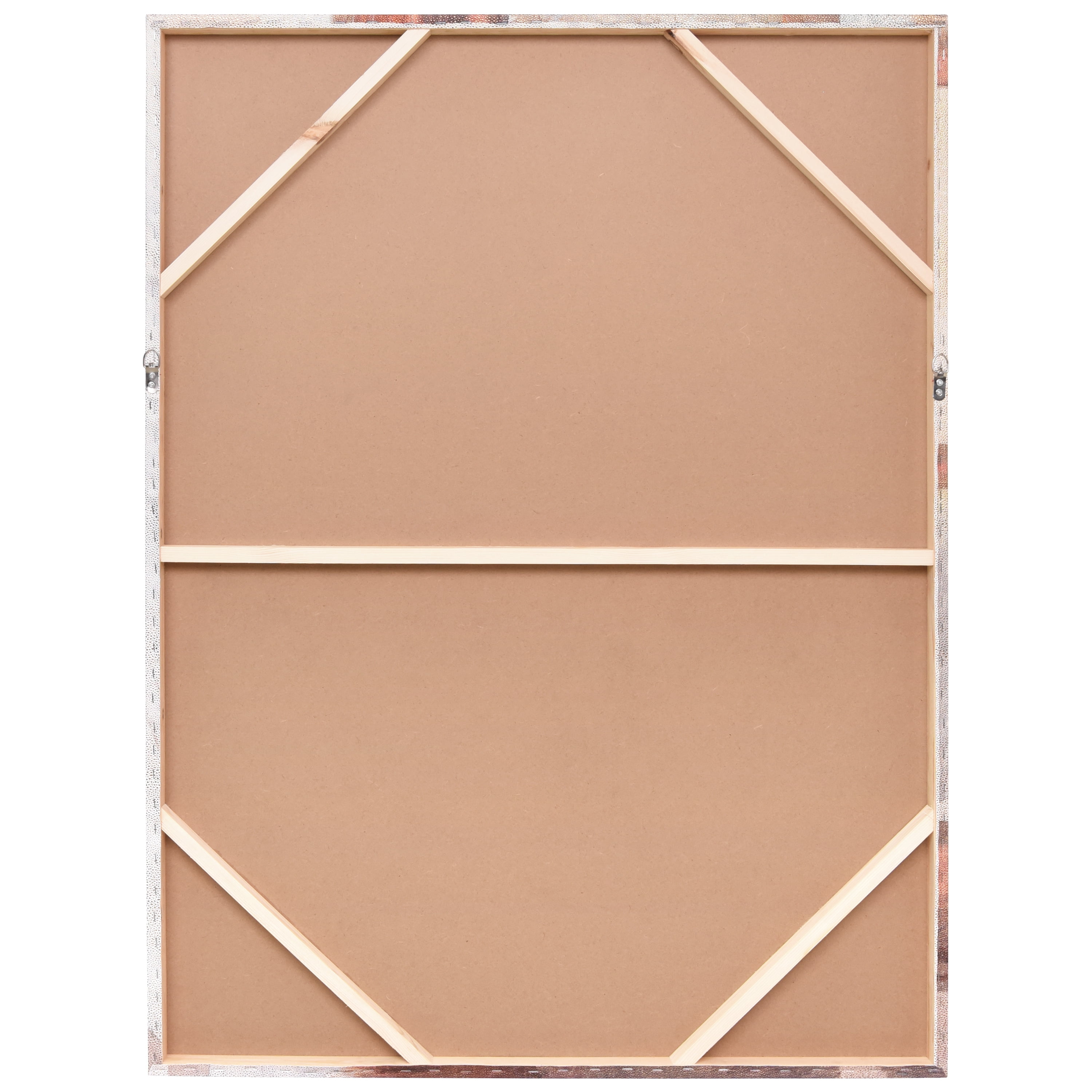 Timeless Serenity II" Vase by the Window onon Gold Metallic Shagreen Wrapped Canvas Wall Art, sized 48"x36"