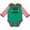 Green and Red, variant on Inktastic Watching Football with My Mommy Boys or Girls Long Sleeve Baby Bodysuit