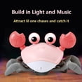 thumbnail image 3 of Toy Crawling Crab Tummy Time para niñas de 0 a 12 meses, color rosa, 3 of 6