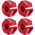 thumbnail image 3 of Wheel Hex Adapter, 12mm Universal for HSP Sakura 1/10 RC Car (7mm/0.28"-Red), 3 of 5