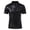 Black, variant on Shiny Metallic Polo Shirts for Men Summer Casual Short Sleeve Collared Sparkly Tshirts 70s Disco Party Clubwear