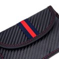thumbnail image 2 of Hebilla de llave de coche, llave de coche de cuero Bolsa de protección de señal RFID Bloque de señal sin llave Caja de llave para seguridad de coche Control remoto antirrobo Hebilla inteligente - Neg JAMW Sencillez, 2 of 5