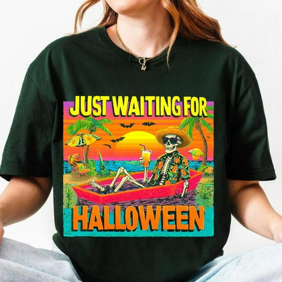 Summerween Shirt, Funny Killers Summer Vibes Tee, Halloween in Summer T-Shirt, Scary Movie Characters Graphic Shirt