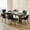 black, variant on L'AGRATY Modern Dining Chairs Set of 6, High Back PU Leather Upholstered Kitchen Chairs with Cushion - Heavy Duty Metal Legs for Dining Room, Restaurant, Cafe (Black)