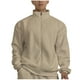 thumbnail image 2 of pstuiky camisas de manga larga para hombre, Camisas de manga larga con cuello vuelto y botones lisos a la moda para hombre camisetas de hombre xxl, 2 of 3