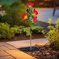 thumbnail image 6 of Solar Rose Flower Garden Stake Lights 2 Pack, Waterproof LED Outdoor Decor Lights, Realistic Simulation Rose Lamp for Patio Yard Lawn Pathway Walkway, 6 of 6