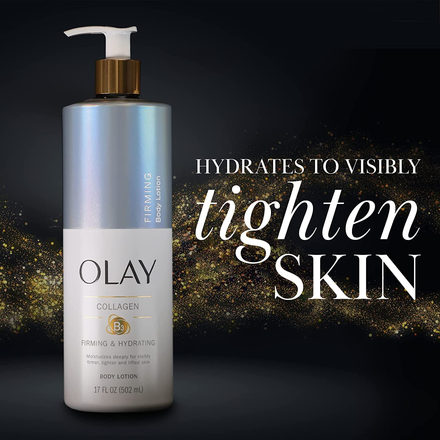 Olay Firming & Hydrating Body Lotion with Collagen, 17 fl oz Pump (Pack of 4)