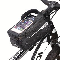 Bicycle Frame Bag Waterproof Bicycle Bag for Mobile Phones and Bikes, Mobile Phone Holder with TPU Bicycle Frame Bag Waterproof Bicycle Bag for Mobile Phones and Bikes, Mobile Phone Holder with TPU