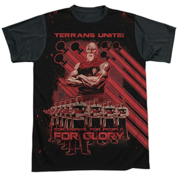 Star Trek Terrans Unite Unisex Adult Halloween Costume Sublimated T Shirt