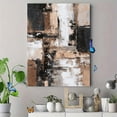 thumbnail image 4 of Vibrant Abstract Floral Oil Painting Decorative Wall Art Canvas Print， Suitable for Living Room， Bedroom， Dining Room， Office， Kitchen， Hallway， Entryway Decor., 4 of 8