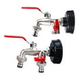 thumbnail image 2 of Adaptador de tanque conector adaptador de riego de ín conector de de ín adaptador de tubo de accesorios de tanque de agua Estilo D DYNWAVEMX Adaptador de tanque IBC, 2 of 4