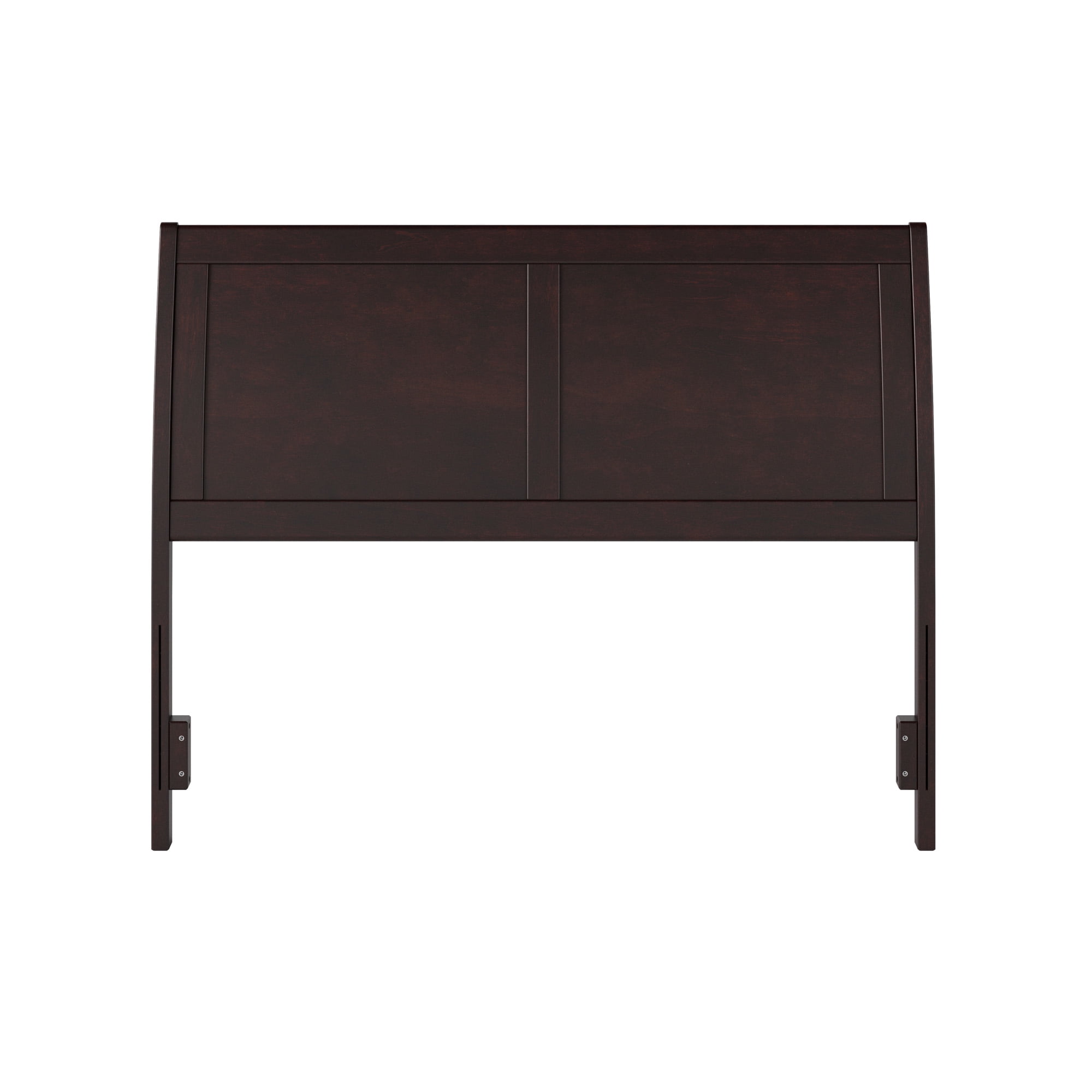 AFI Portland Full Sleigh Solid Wood Panel Headboard with Attachable Charger, Espresso