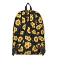 thumbnail image 3 of Sunflower Floral Backpack for School College or Work, Large Capacity Laptop Bookbag, Durable Everyday Backpack for Commuting and Travel, Flowers Design Unisex Gift Idea for Teens and Adults, 3 of 5