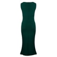 thumbnail image 6 of FASHIONWT Women Sexy Wide Strap V-Neck Bodycon Party Slit Hem Maxi Dress, 6 of 8