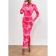 thumbnail image 5 of Vestido PRETTYGARDEN Maxi Estampado Floral Manga Larga Rosa Talla L, 5 of 8