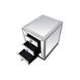 thumbnail image 3 of Best Master Furniture Solid Wood and Mirrored Living Room End Table in Silver, 3 of 3