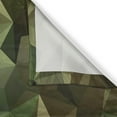 thumbnail image 3 of Ambesonne Geometric Kitchen Curtains, Angular Polygon Design, 55"x45", Olive Green Green Brown, 3 of 3