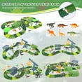 thumbnail image 4 of Xmhook Dinosaur Toys for Kids, 278 Pcs Race Car Track Set STEM Vehicle Playsets for Boys Girls Aged 3+ Birthdays Party Gifts, 4 of 9