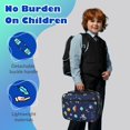 thumbnail image 2 of kmemek7-Bento Box Lunch Kit for Kids Boite a Lunch Enfant Ustensiles Fille Garcon Backpack with Divided Compartments Compatible Bento Containers for School Keep Food Fresh for Longer Hours Space Astr, 2 of 4