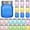 Click to select colored 5 oz, variant on Mini Colored Mason Jars 5 oz with Metal Lids - Glass jar for Jam, Honey, Candle, Canning, Wedding Favors, Shower Favors, Food Storage, Jelly, DIY Spice Jars, 24 Pack…