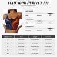 thumbnail image 5 of Sikiie Red And Blue Abstract Print Strappy Sports Bra for Women Padded Push Up Sports Bra Athletic Running Sports Bra Workout Bra Yoga Bra, 5 of 5