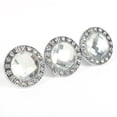 thumbnail image 1 of Tirador Redondo para Cajón Con Diamantes de Imitación Brillantes, 10 Pomos de Cristal Transparente para Armario, Tirador de Puerta Con Tornillo, Para Decoraci del Hogar, 1 of 7
