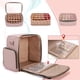 thumbnail image 4 of Organizador de esmaltes de uñas LUXJA con capacidad para 72 botellas con 3 bolsas de color rosa pálido, 4 of 9