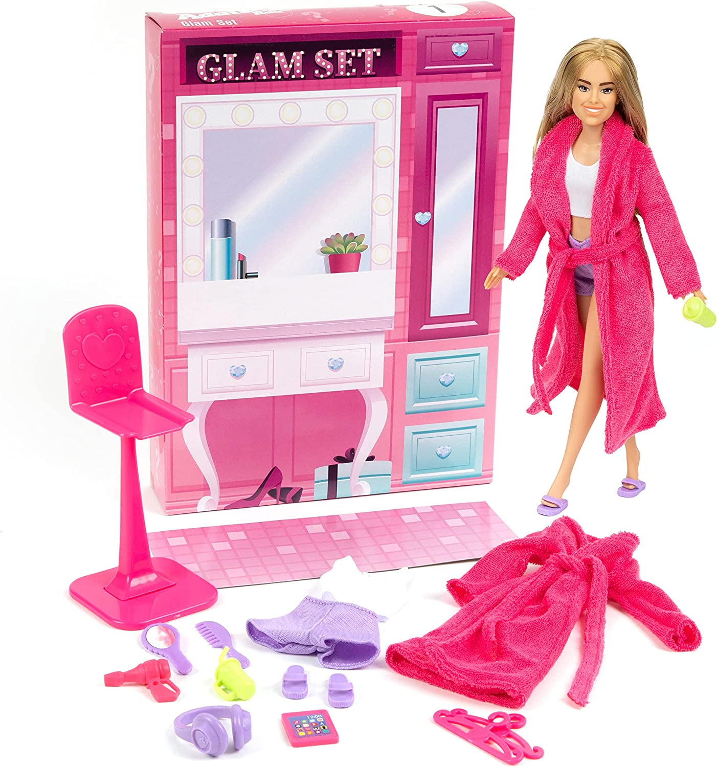 Addison Rae Ultimate Mystery Surprise Set with Exclusive Fashion Doll and over 60 Surprises, Assembled 12 inch