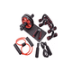 thumbnail image 1 of Kit Rodillo Abdominal BELUG Barras Push-up cuerda Ejercitador Mano Negro con rojo, 1 of 5