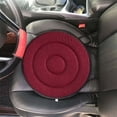 thumbnail image 4 of 360 °   Rotating Seat Cushion  Car Seat Aid Chair Seat Revolving Cushion Rotation Auto Memory Foam Pad Mat, 4 of 9
