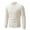 Beige, variant on Qunyiney Pullover Men Sweater Beige Solid Fall Casual Cable Knit Crew Neck Long Sleeve Slim Sweaters