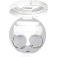 thumbnail image 4 of Fashion Marble Contact Lens Case Portable Contact Lens Box Kit with Mirror (Round) (Silver), 4 of 5
