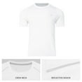 thumbnail image 5 of NORTHYARD Men's Athletic Shirts Running Workout Short Sleeve T-shirt White S, 5 of 7