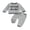 Style 6, variant on Loicainy Baby Toddler Boy Fall Outfits 6 12 18 24 Month 2T 3T Letter Embroidery Long Sleeve Round Neck Striped Tops and Elastic Waist Pants Clothes Set