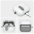 thumbnail image 2 of Compatible with Samsung Galaxy Buds 3/Buds 3 Pro Case, Automatic Snap Switch Secure for Galaxy Buds 3/Buds 3 Pro Charging Cover, Full-Body Shockproof Hard Protective Cover with Keychain - Red, 2 of 8