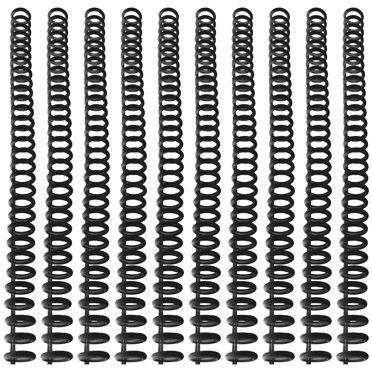 Black Plastic Binder Rings for Decor Firm and Suitable for Most People 10 Pieces