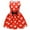 Red, variant on snilers Girls Sleeveless Dresses Polka Dots Crew Neck Summer Dresses Birthday Party A Line Swing Sundress Size 2-13 Years
